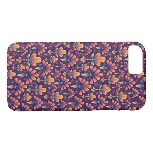 bloemen in de telefooncel Case-Mate iPhone case (Achterkant (Horizontaal))