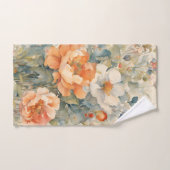 Bloemen in de tuin bad handdoek (Handdoek)