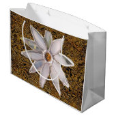 "Bloemen in de Uitstalkast" (Groot) Cadeautas (Achterkant Gekanteld)