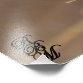 Bloemen in de wind foto afdruk (Hoek)