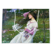 Bloemen in de wind, John William Waterhouse Groot Cadeauzakje (Voorkant)