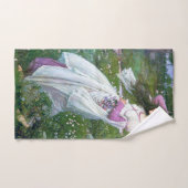 Bloemen in de wind, John William Waterhouse Handdoek (Handdoek)