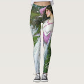 Bloemen in de wind, John William Waterhouse Leggings (Voorkant)