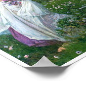 Bloemen in de wind, John William Waterhouse Poster (Hoek)