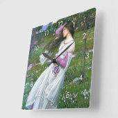 Bloemen in de wind, John William Waterhouse Vierkante Klok (Hoek)