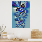 Bloemen in de winter poster (Keuken)