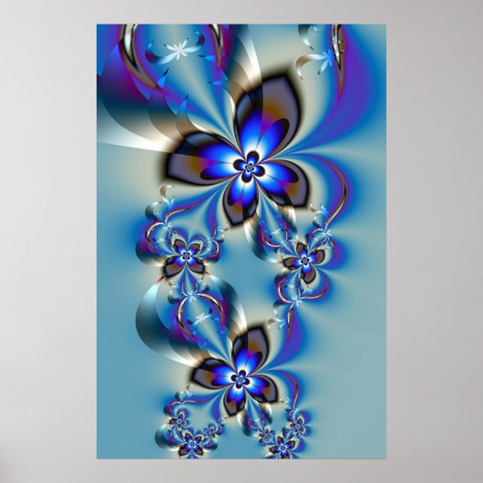 Bloemen in de winter poster (Voorkant)