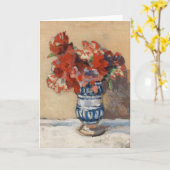 Bloemen in een blauwe vaas | Christopher Wood Kaart (Gele Bloem)