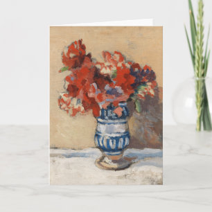 Bloemen in een blauwe vaas   Christopher Wood Kaart
