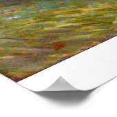 Bloemen in een blauwe vaas door Vincent van Gogh Poster (Hoek)