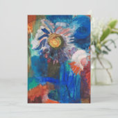 Bloemen in een blauwe vaas | Fritz Schaefler (Staand voorkant)