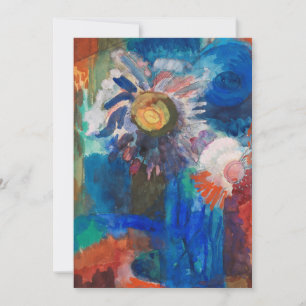 Bloemen in een blauwe vaas   Fritz Schaefler