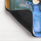 Bloemen in een blauwe vaas, Paul Cezanne Muismat (Hoek)