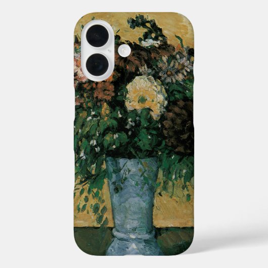 Bloemen in een Blauwe Vase door Paul Cezanne  Art Case-Mate iPhone Case (Achterkant)