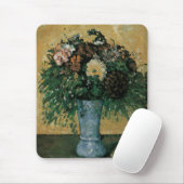 Bloemen in een Blauwe Vase door Paul Cezanne  Art Muismat (Met muis)