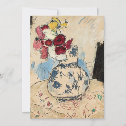 Bloemen in een bloemenvaas | Tadeusz Makowski (Voorkant)