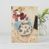 Bloemen in een bloemenvaas | Tadeusz Makowski (Staand voorkant)