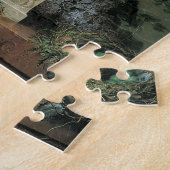 Bloemen in een broodrooster legpuzzel (Zijkant)