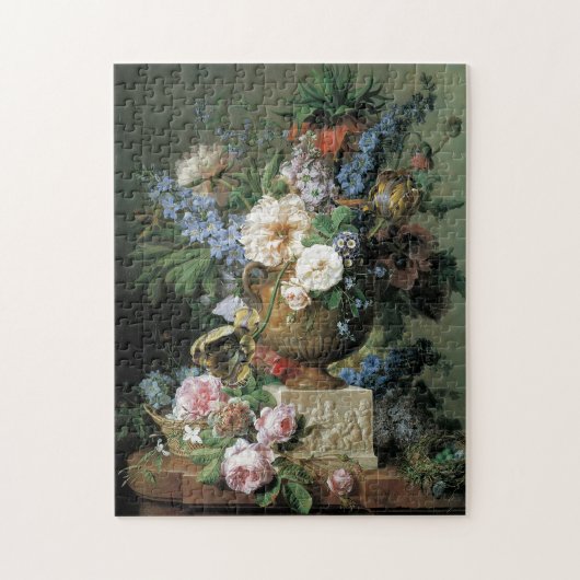 Bloemen in een broodrooster legpuzzel (Verticaal)