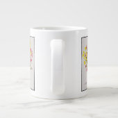 Bloemen in een Chinese pot Grote Koffiekop (Achterkant)