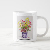 Bloemen in een Chinese pot Grote Koffiekop (Rechts)