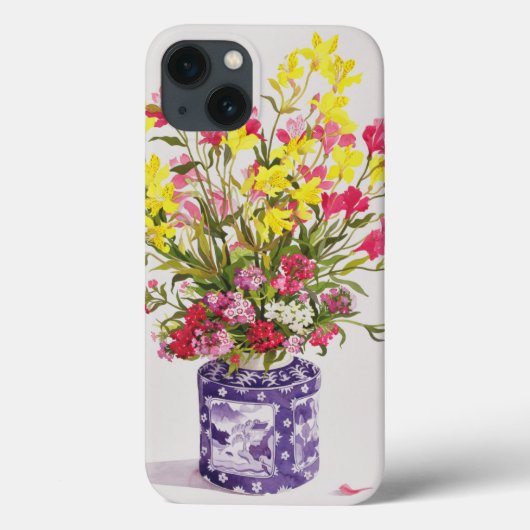 Bloemen in een Chinese vaas Case-Mate iPhone Case (Achterkant)