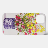 Bloemen in een Chinese vaas Case-Mate iPhone Case (Achterkant (horizontaal))