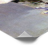 Bloemen in een Crystal Vase Fine Art Poster (Hoek)