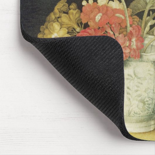 Bloemen in een Delft Jar (olie op het paneel) Muismat (Hoek)