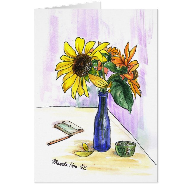 Bloemen in een fles (Voorkant)