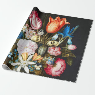  bloemen in een glas Ambrosius Bosschaer Cadeaupapier