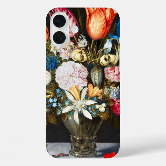  bloemen in een glas Ambrosius Bosschaer Case-Mate iPhone Case (Achterkant)