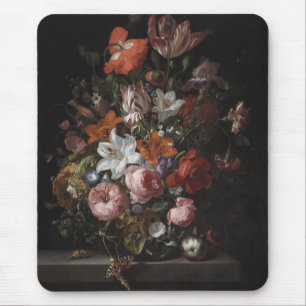 Bloemen in een Glass Vase, 1704 Muismat