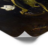 Bloemen in een glazen vase Jan van Kessel de Ouder Poster (Hoek)