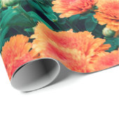 bloemen in een herfst, achtergrond, cadeaupapier (Rol Hoek)