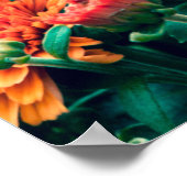 bloemen in een herfst, achtergrond, poster (Hoek)