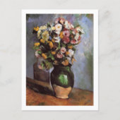 Bloemen in een Olive Jar Paul Cezanne Briefkaart (Voorkant)
