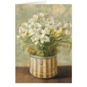 Bloemen in een Petten doos