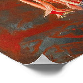  Bloemen in een Porcelain Vase Poster (Hoek)