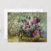 Bloemen in een Pot - Claude Monet Briefkaart (Voorkant / Achterkant)