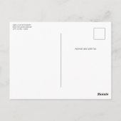 Bloemen in een pot knus shabby schattig briefkaart (Achterkant)