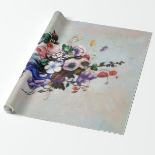 Bloemen in een Rococo Vase, Paul Cezanne Cadeaupapier