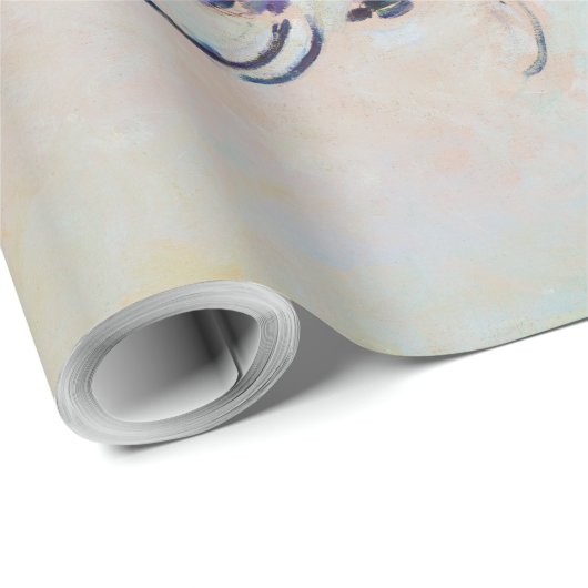 Bloemen in een Rococo Vase, Paul Cezanne Cadeaupapier (Rol Hoek)