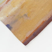 Bloemen in een Rococo Vase, Paul Cezanne Fleece Deken (Hoek)