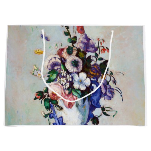 Bloemen in een Rococo Vase, Paul Cezanne Groot Cadeauzakje (Voorkant)