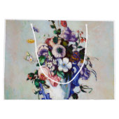 Bloemen in een Rococo Vase, Paul Cezanne Groot Cadeauzakje (Achterkant)