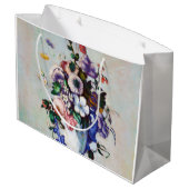 Bloemen in een Rococo Vase, Paul Cezanne Groot Cadeauzakje (Achterkant Gekanteld)