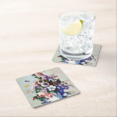 Bloemen in een Rococo Vase, Paul Cezanne Kartonnen Onderzetters (Insitu)