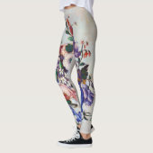 Bloemen in een Rococo Vase, Paul Cezanne Leggings (Links)