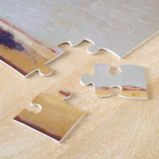 Bloemen in een Rococo Vase, Paul Cezanne Legpuzzel (Zijkant)